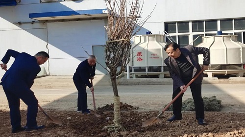 栽种新树添新绿 播种希望瞰未来